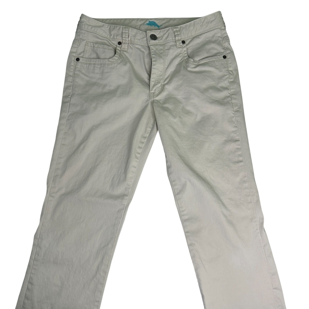 Tommy Bahama‎ Mens Khaki Pants Size 30Wx30L Slim Fit